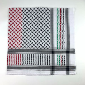Keffiyeh Jacquard Square Scarf Men Dubai Middle East Muslim Saudi Arabia - Yahko Merchandise
