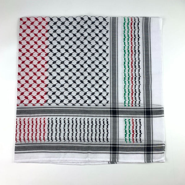 Keffiyeh Jacquard Square Scarf Men Dubai Middle East Muslim Saudi Arabia - Yahko Merchandise