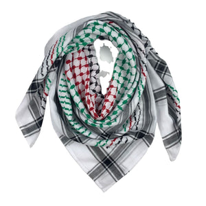 Keffiyeh Jacquard Square Scarf Men Dubai Middle East Muslim Saudi Arabia - Yahko Merchandise