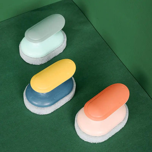 Kitchen and Bathroom Cleaning Brush Set for Surfaces - Yahko Merchandise