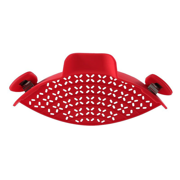 Kitchen Gadgets Silicone Pot Side Drain Stopper - Yahko Merchandise