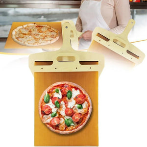 Kitchen Gadgets Sliding Pizza Shovel Non Stick Pizza Smooth Cutting Board Storage Transfer Board Kitchen Baking Tool - Yahko Merchandise