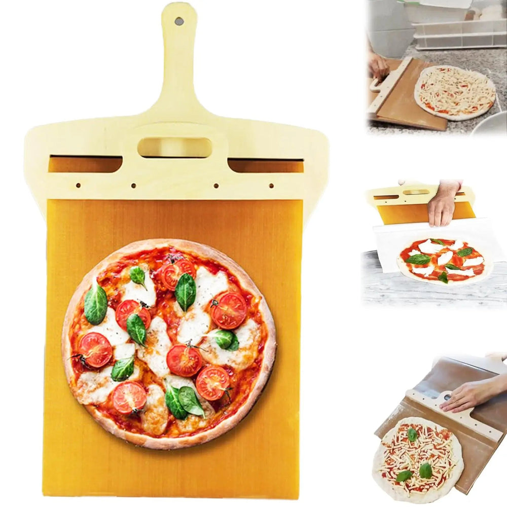 Kitchen Gadgets Sliding Pizza Shovel Non Stick Pizza Smooth Cutting Board Storage Transfer Board Kitchen Baking Tool - Yahko Merchandise