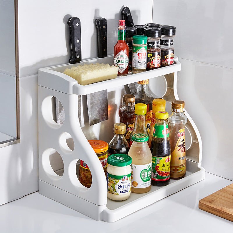 Kitchen Storage Shelving Kitchen Supplies Storage Artifact Multilayer - Yahko Merchandise