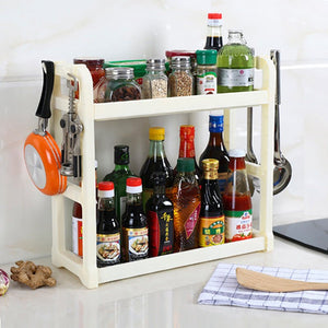 Kitchen Storage Shelving Kitchen Supplies Storage Artifact Multilayer - Yahko Merchandise