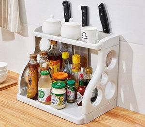 Kitchen Storage Shelving Kitchen Supplies Storage Artifact Multilayer - Yahko Merchandise