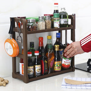 Kitchen Storage Shelving Kitchen Supplies Storage Artifact Multilayer - Yahko Merchandise