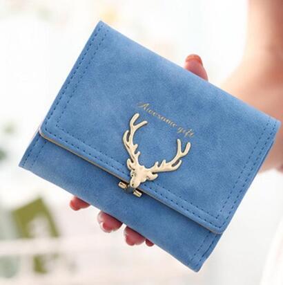 Korean Fashion Frosted Deer Woman Bag Multi Card Holding Bag Coin Purse - Yahko Merchandise