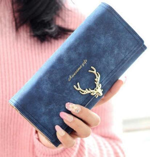 Korean Fashion Frosted Deer Woman Bag Multi Card Holding Bag Coin Purse - Yahko Merchandise