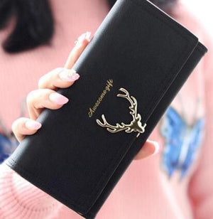 Korean Fashion Frosted Deer Woman Bag Multi Card Holding Bag Coin Purse - Yahko Merchandise