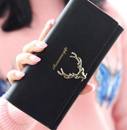 Korean Fashion Frosted Deer Woman Bag Multi Card Holding Bag Coin Purse - Yahko Merchandise