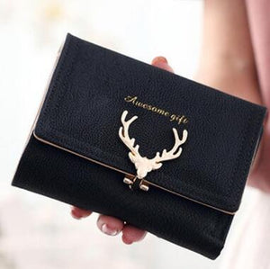 Korean Fashion Frosted Deer Woman Bag Multi Card Holding Bag Coin Purse - Yahko Merchandise
