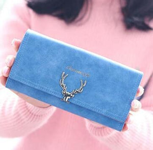 Korean Fashion Frosted Deer Woman Bag Multi Card Holding Bag Coin Purse - Yahko Merchandise