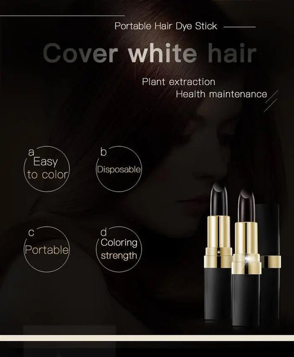 Lai Mei 3.8g Hair Dye Stick for Quick Gray Coverage - Yahko Merchandise