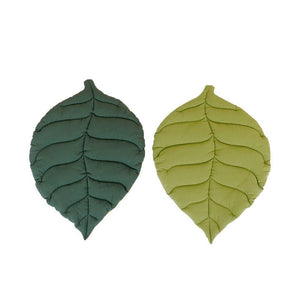 Leaf Shape Soft Dog Bed Mat Soft Crate Pad Machine Washable Mattress for Large Medium Small Dogs and Cats Kennel Pad - Yahko Merchandise