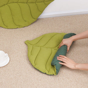 Leaf Shape Soft Dog Bed Mat Soft Crate Pad Machine Washable Mattress for Large Medium Small Dogs and Cats Kennel Pad - Yahko Merchandise