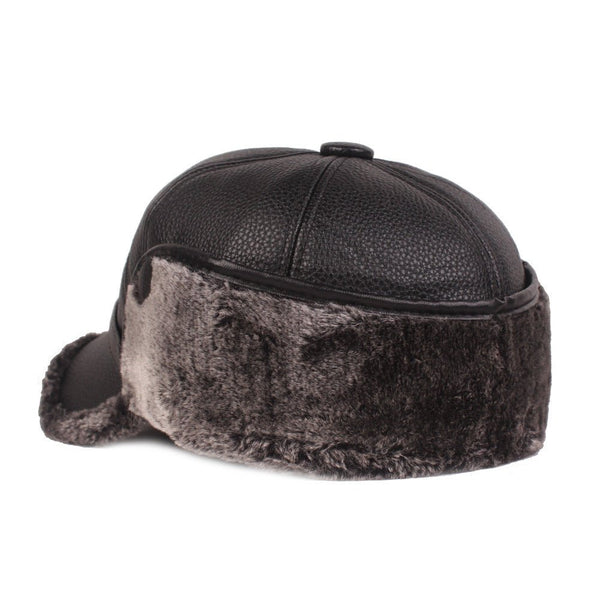 Leather cap men's cap - Yahko Merchandise