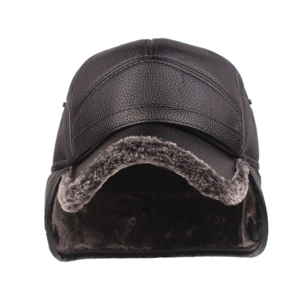 Leather cap men's cap - Yahko Merchandise