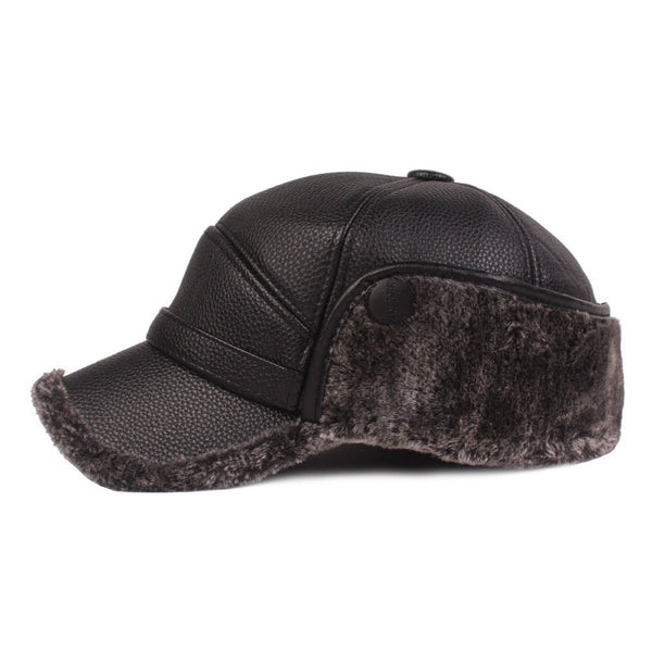 Leather cap men's cap - Yahko Merchandise