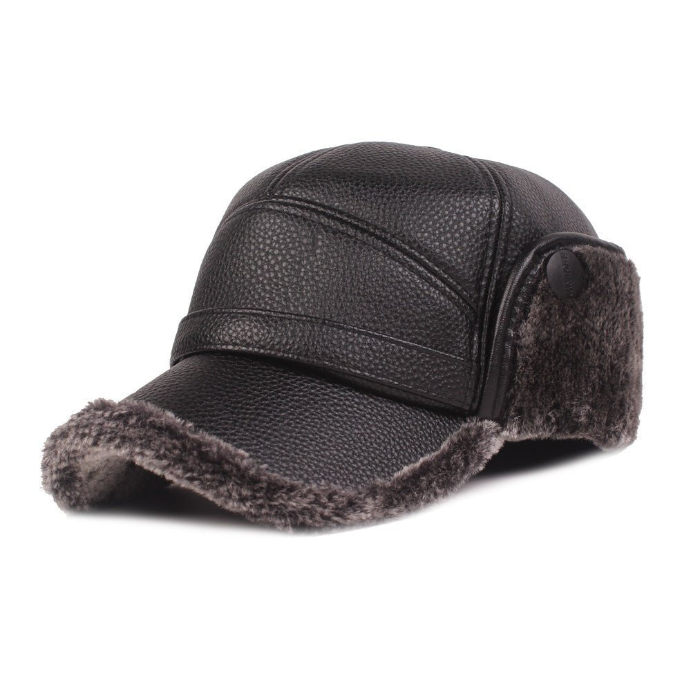 Leather cap men's cap - Yahko Merchandise