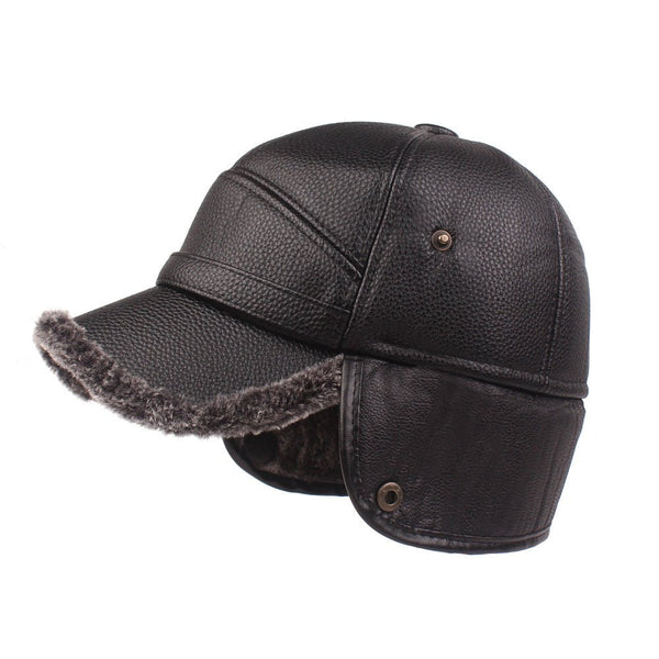 Leather cap men's cap - Yahko Merchandise