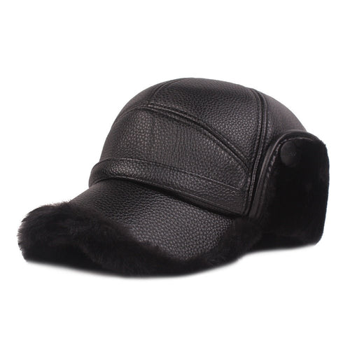 Leather cap men's cap - Yahko Merchandise