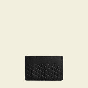 Leather card holder - Geometric Net - Yahko Merchandise