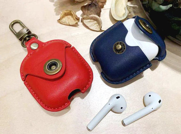 Leather Case for AirPods - Shockproof Bluetooth Cover - Yahko Merchandise