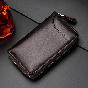Leather Key Case Multifunctional Car Zipper - Yahko Merchandise