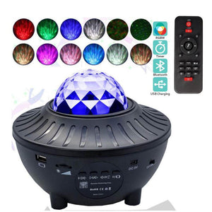 led bluetooth music projector light - Yahko Merchandise