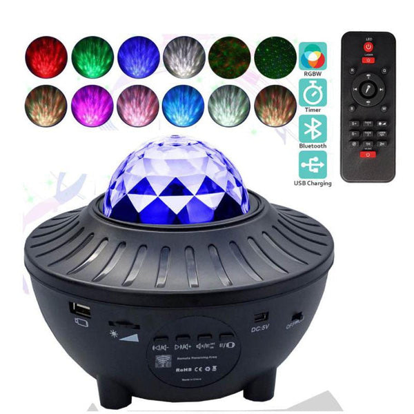led bluetooth music projector light - Yahko Merchandise