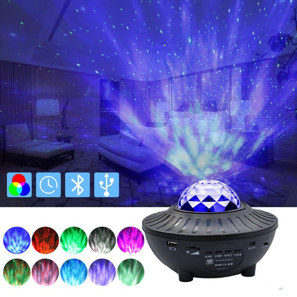 led bluetooth music projector light - Yahko Merchandise