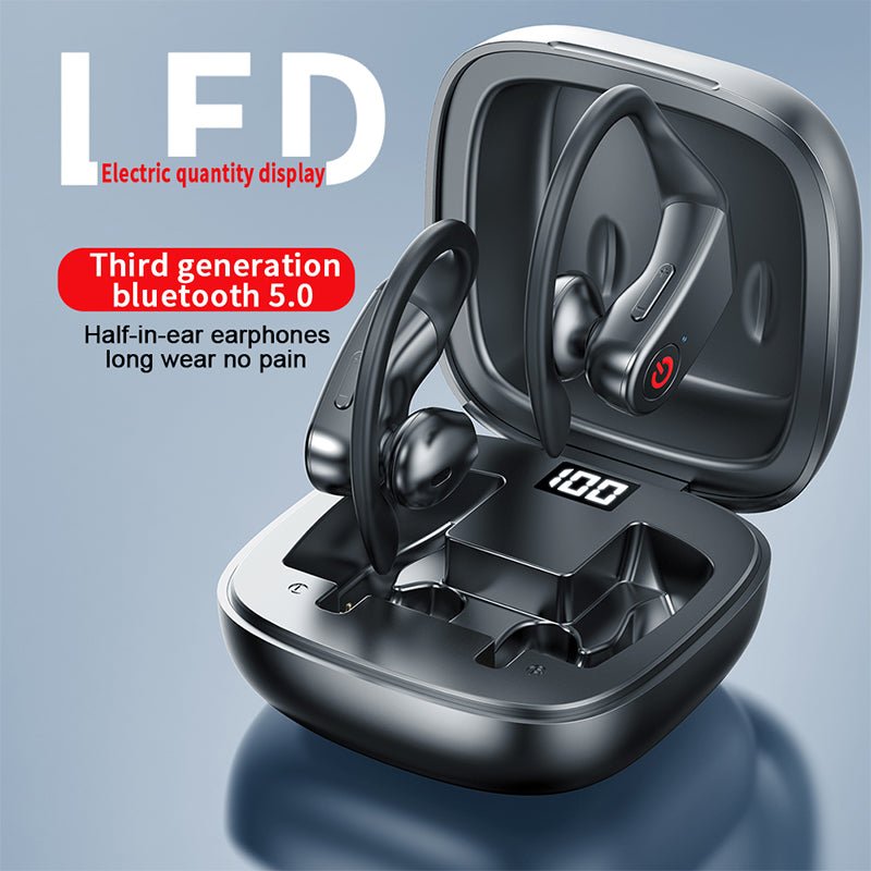 Led Display Wireless Headphones TWS Stereo Earbuds - Yahko Merchandise