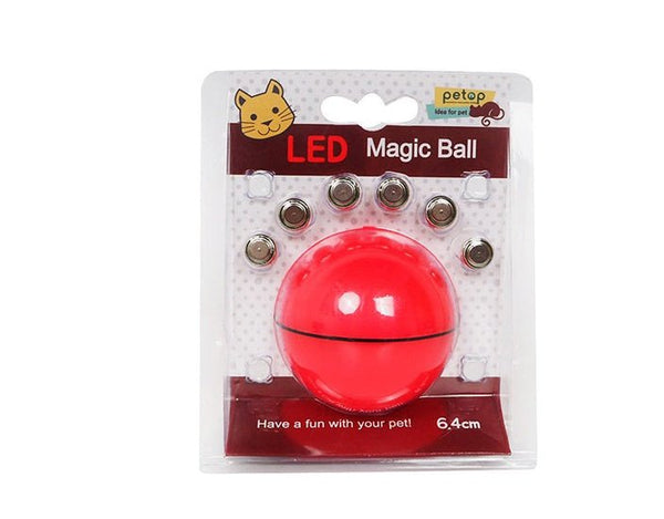 LED Laser Electronic Rolling Pet Funny Cat Toy Ball - Yahko Merchandise
