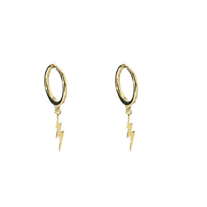 Lightning earrings female sterling silver tide earring temperament earring earrings - Yahko Merchandise