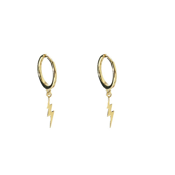 Lightning earrings female sterling silver tide earring temperament earring earrings - Yahko Merchandise