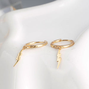 Lightning earrings female sterling silver tide earring temperament earring earrings - Yahko Merchandise