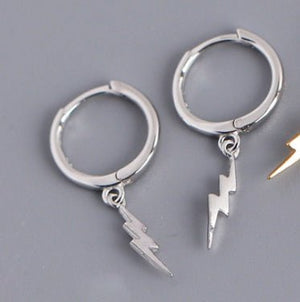 Lightning earrings female sterling silver tide earring temperament earring earrings - Yahko Merchandise