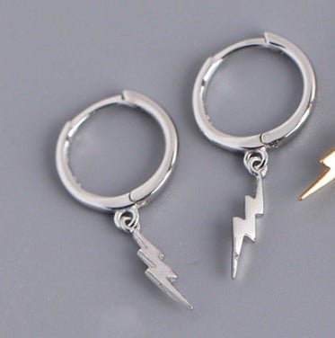 Lightning earrings female sterling silver tide earring temperament earring earrings - Yahko Merchandise