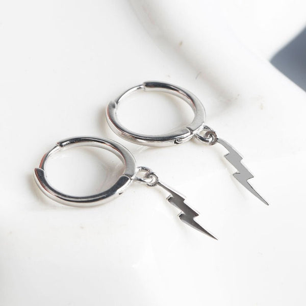 Lightning earrings female sterling silver tide earring temperament earring earrings - Yahko Merchandise