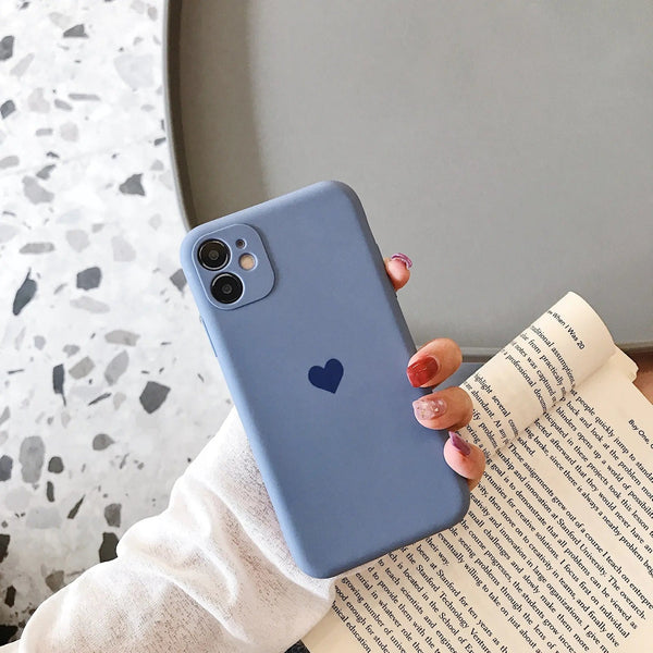 Liquid Heart Frosted Phone Case - Yahko Merchandise