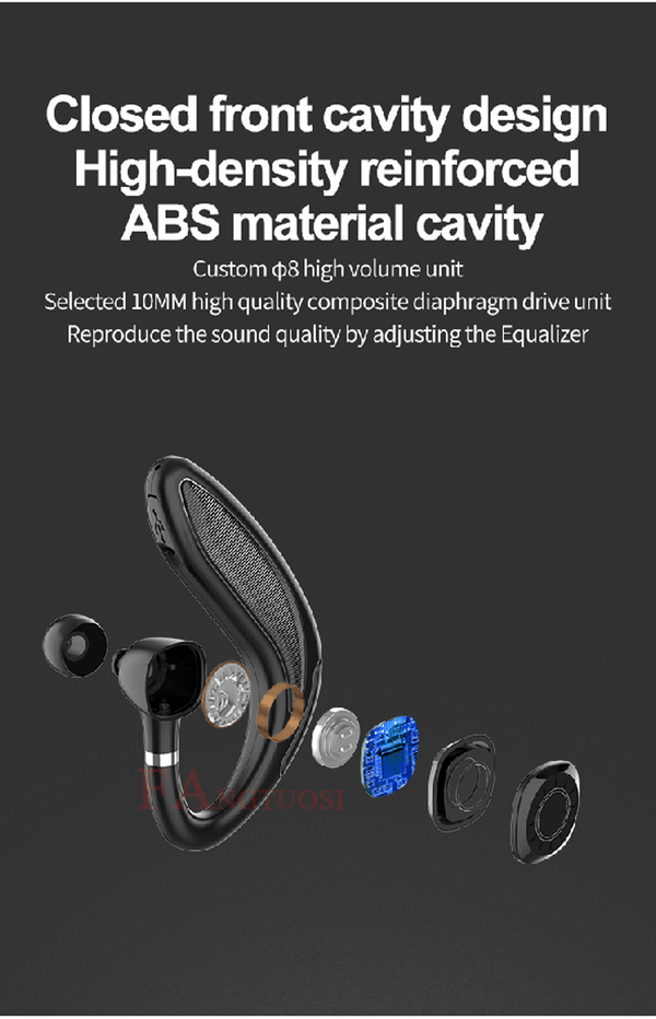 Long Standby Handsfree Wireless Bluetooth 5.0 Headset - Yahko Merchandise