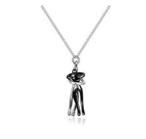 Love Hug Necklace Unisex Men Women Couple Jewelry Simple Temperament Clavicle Chain Valentines Day Lover Gift - Yahko Merchandise
