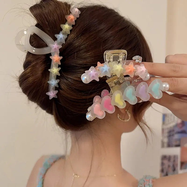 Love Star Hair Clip - Fashionable Simple Accessory - Yahko Merchandise