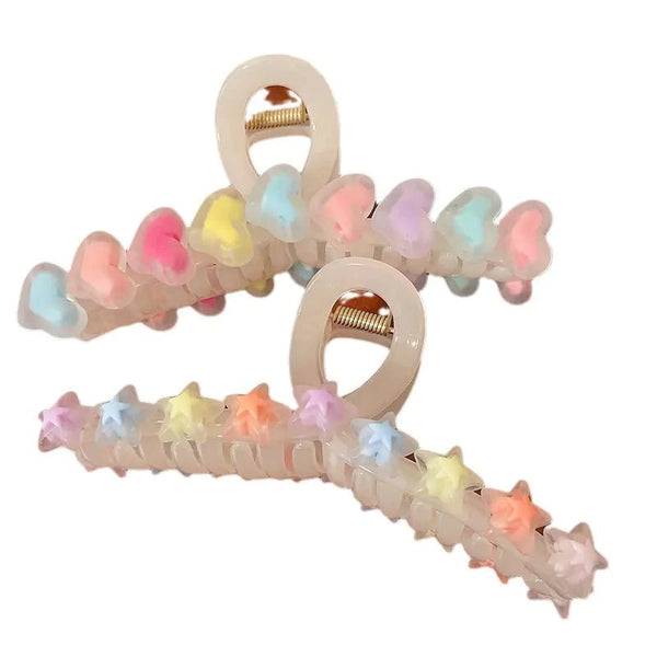 Love Star Hair Clip - Fashionable Simple Accessory - Yahko Merchandise