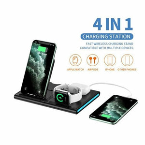 Magnetic Power Tiles 4 In 1 Wireless Charging Station - Yahko Merchandise
