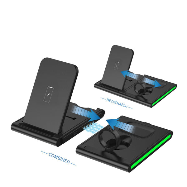 Magnetic Power Tiles 4 In 1 Wireless Charging Station - Yahko Merchandise