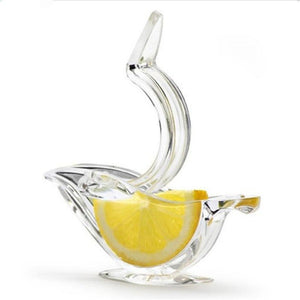 Manual Lemon Juicer Transparent Acrylic Elegance Bird Shape Lemon Slice Squeezer Kitchen Tools Gadgets - Yahko Merchandise