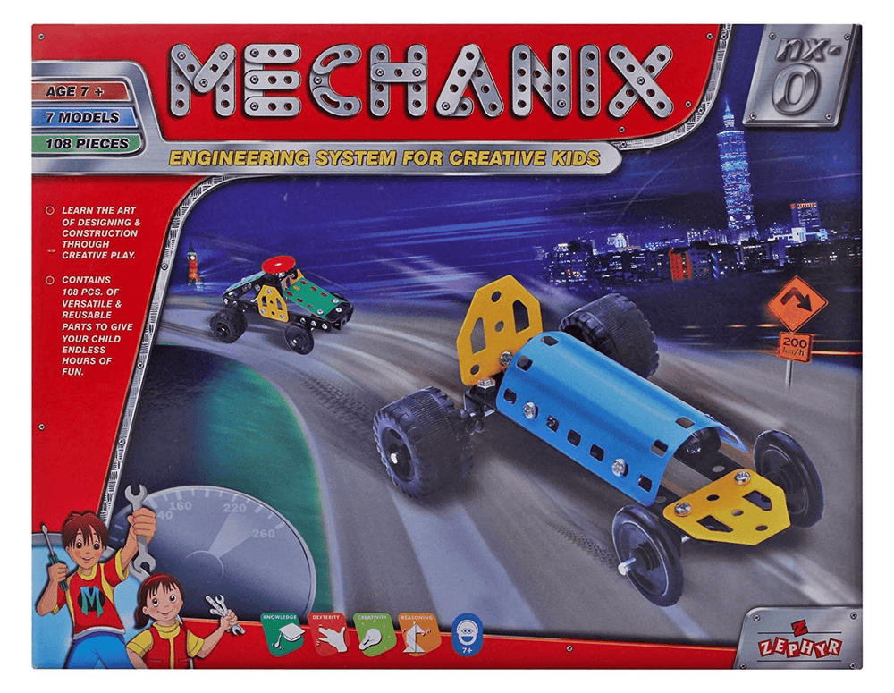Mechanix Kid Metal Construction Toy,Building Blocks,Educational Toys - Yahko Merchandise