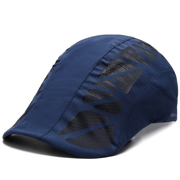 Men Mesh Beret Hat Summer Breathable Quick Dry For Women Newsboy Detective Gorra Boy Chef Restaurant Work Casquette - Yahko Merchandise